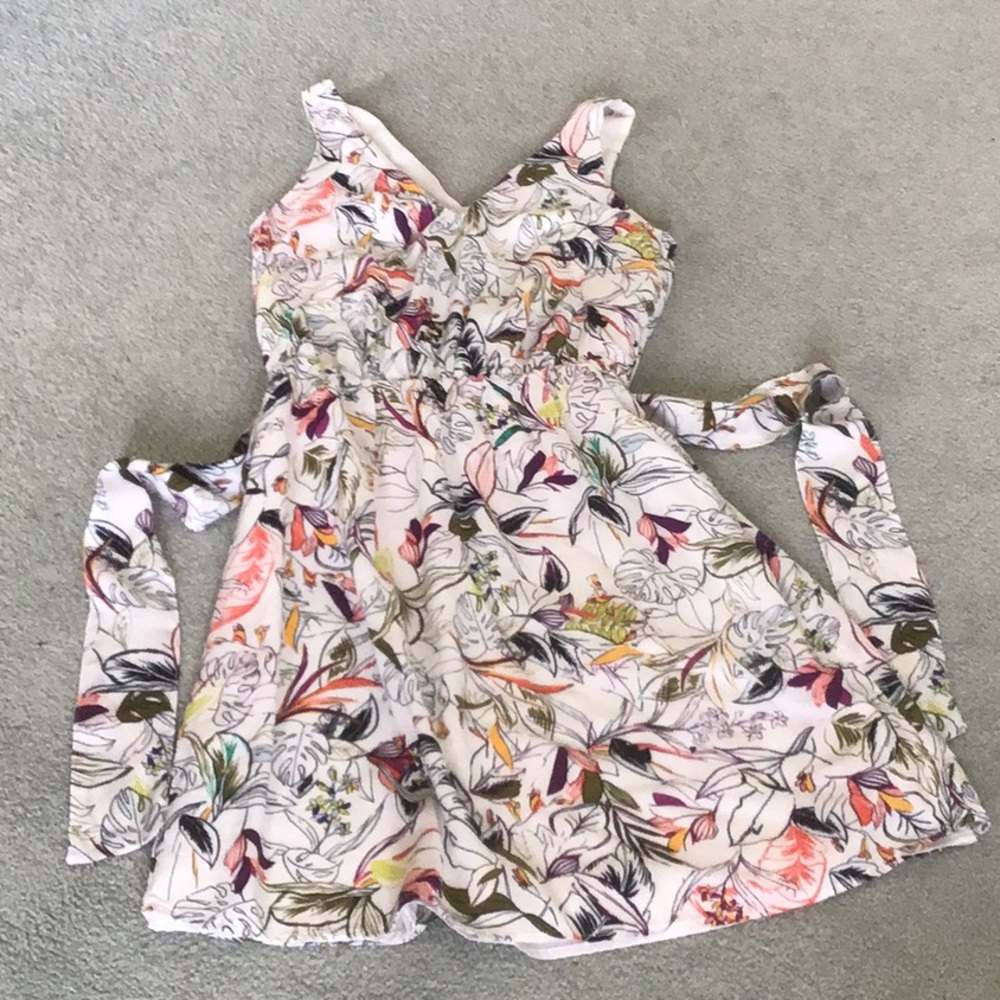 Woman’s sleeveless summer dress